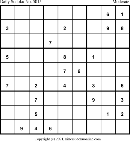 Killer Sudoku for 11/25/2021