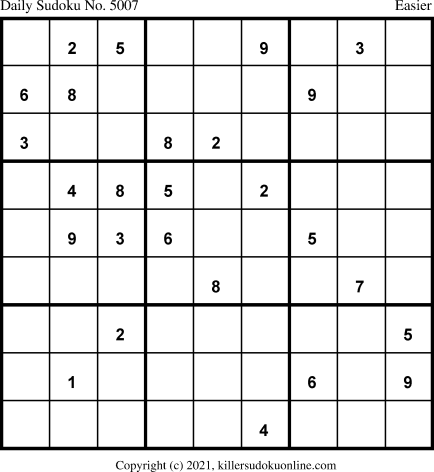 Killer Sudoku for 11/17/2021