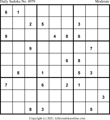 Killer Sudoku for 10/20/2021