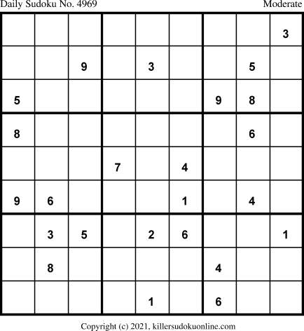 Killer Sudoku for 10/10/2021