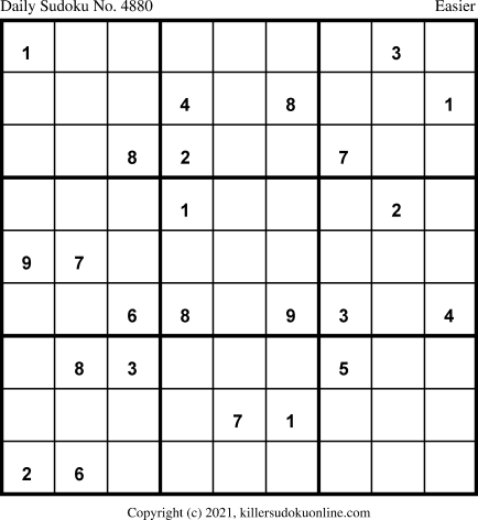 Killer Sudoku for 7/13/2021