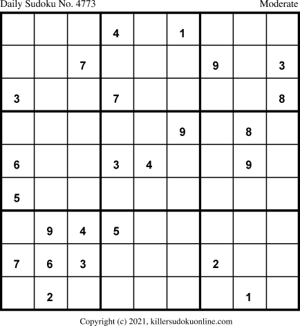 Killer Sudoku for 3/28/2021