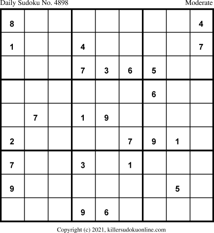 Killer Sudoku for 7/31/2021