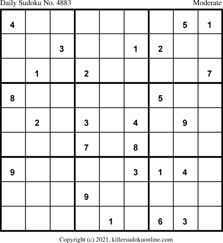Killer Sudoku for 7/16/2021