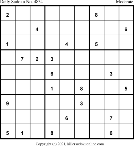 Killer Sudoku for 5/28/2021