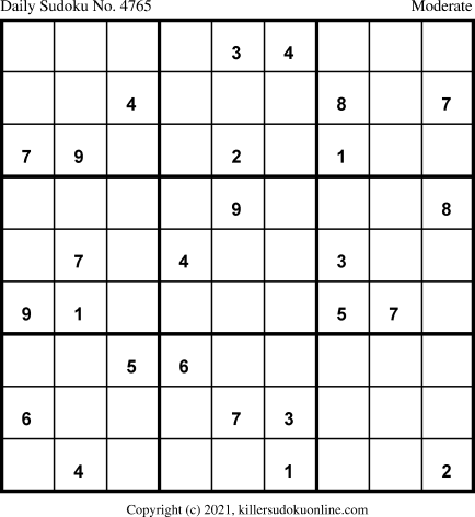 Killer Sudoku for 3/20/2021