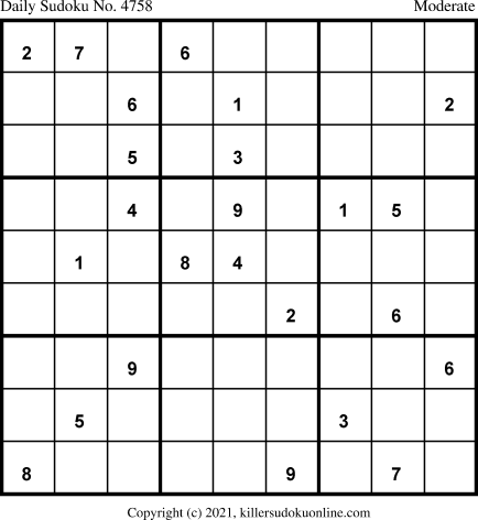 Killer Sudoku for 3/13/2021