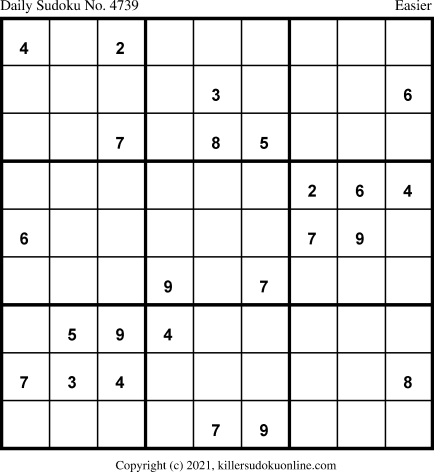Killer Sudoku for 2/22/2021
