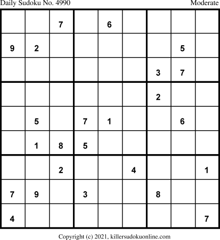 Killer Sudoku for 10/31/2021