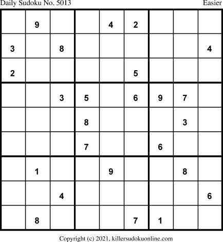 Killer Sudoku for 11/23/2021