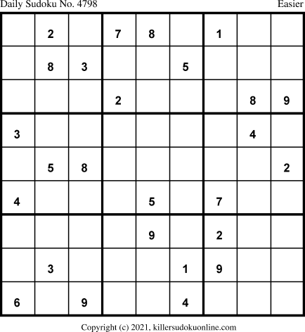 Killer Sudoku for 4/22/2021