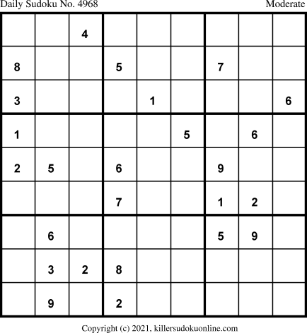 Killer Sudoku for 10/9/2021