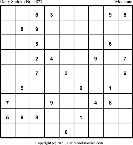 Killer Sudoku for 5/21/2021