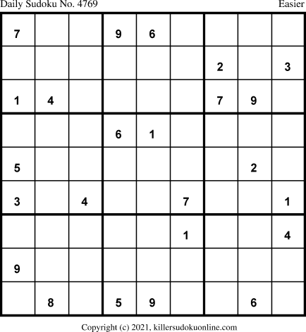 Killer Sudoku for 3/24/2021