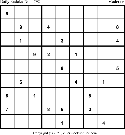 Killer Sudoku for 4/16/2021