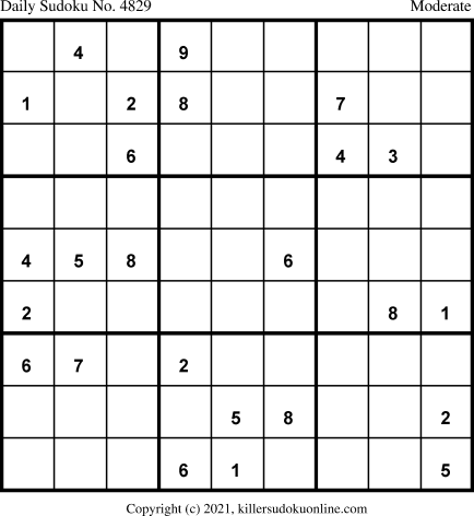 Killer Sudoku for 5/23/2021