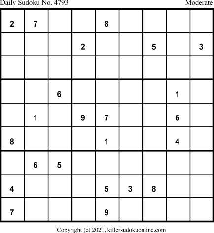 Killer Sudoku for 4/17/2021
