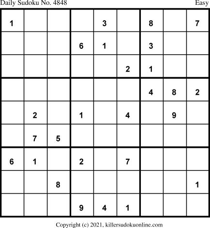 Killer Sudoku for 6/11/2021