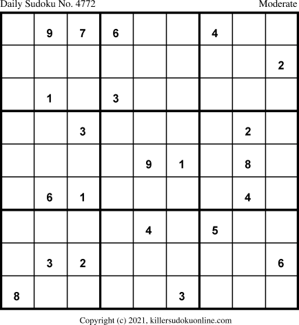 Killer Sudoku for 3/27/2021