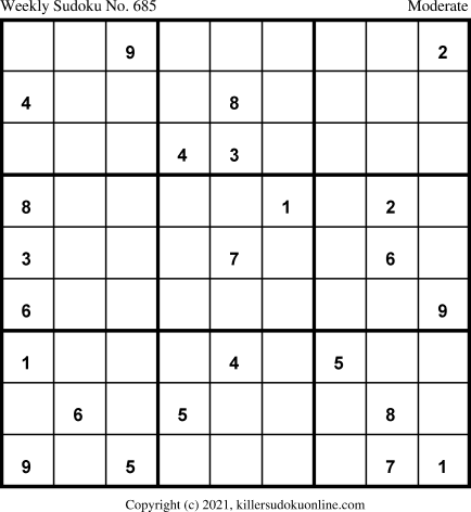 Killer Sudoku for 4/19/2021