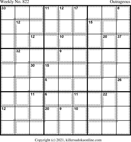 Killer Sudoku for 10/4/2021