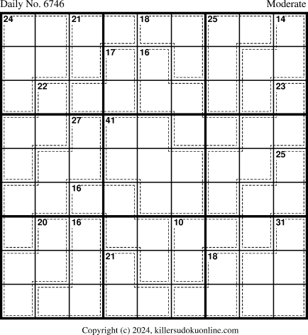 Killer Sudoku for 6/7/2024