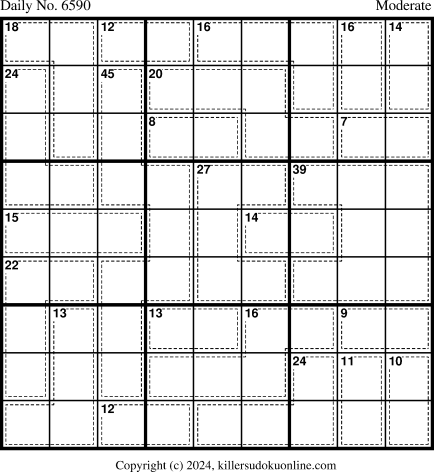 Killer Sudoku for 1/3/2024