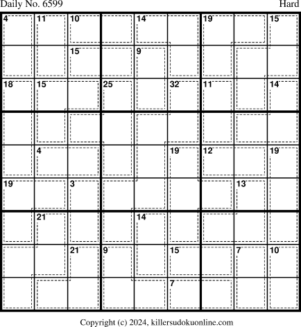 Killer Sudoku for 1/12/2024