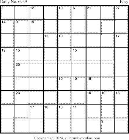 Killer Sudoku for 12/17/2024