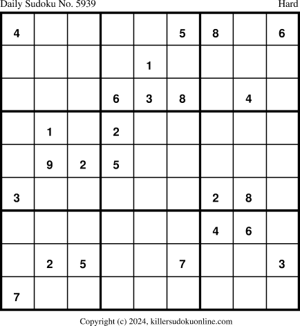 Killer Sudoku for 6/6/2024