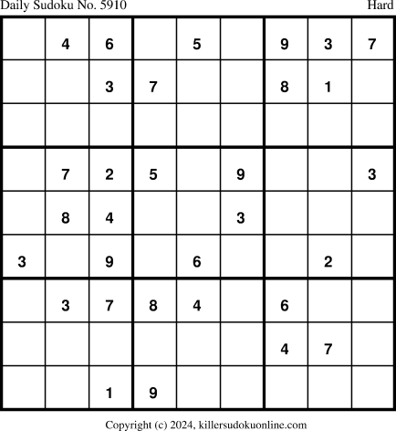 Killer Sudoku for 5/8/2024