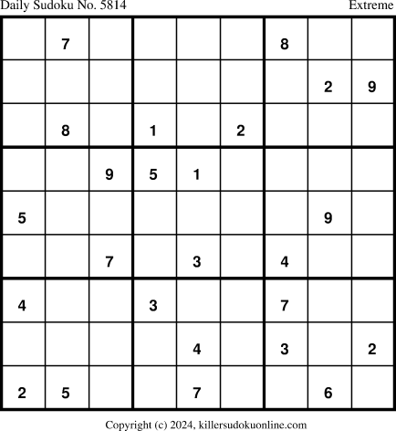 Killer Sudoku for 2/2/2024