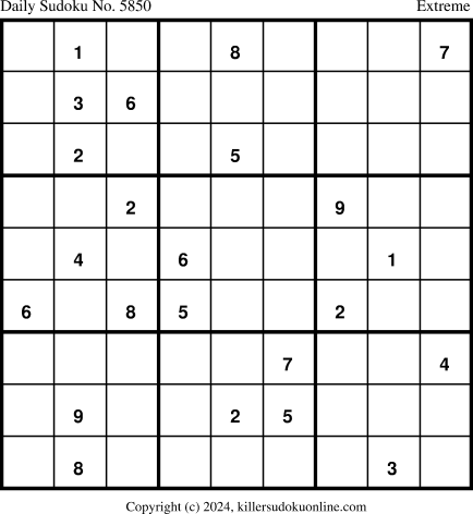 Killer Sudoku for 3/9/2024