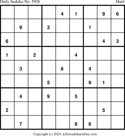 Killer Sudoku for 5/24/2024