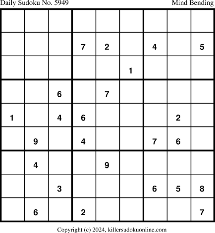 Killer Sudoku for 6/16/2024