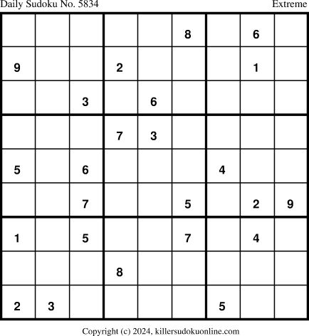 Killer Sudoku for 2/22/2024