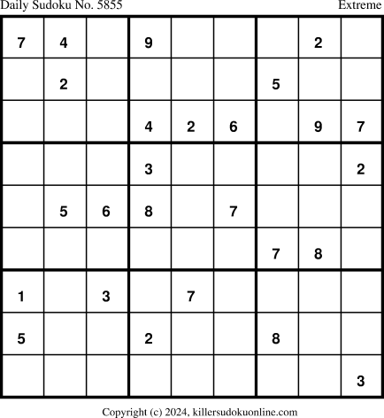 Killer Sudoku for 3/14/2024