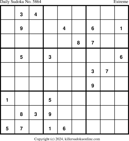 Killer Sudoku for 3/23/2024