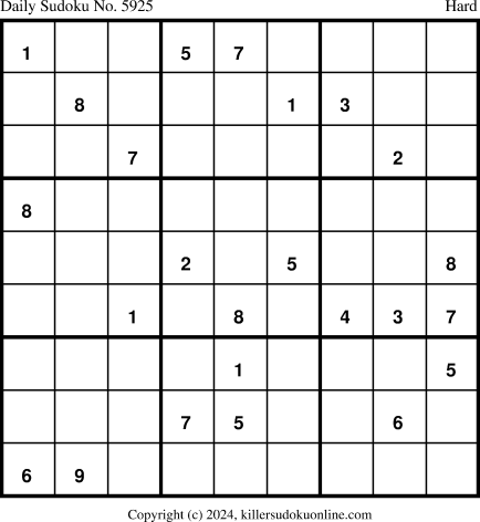 Killer Sudoku for 5/23/2024
