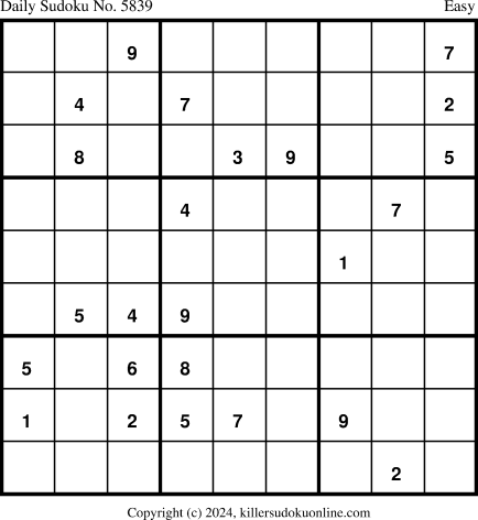 Killer Sudoku for 2/27/2024