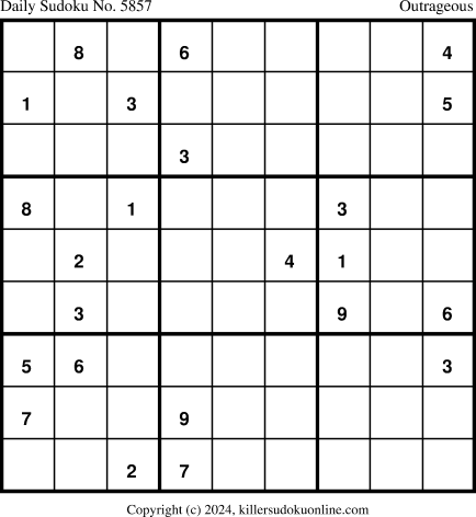 Killer Sudoku for 3/16/2024