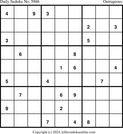 Killer Sudoku for 4/14/2024
