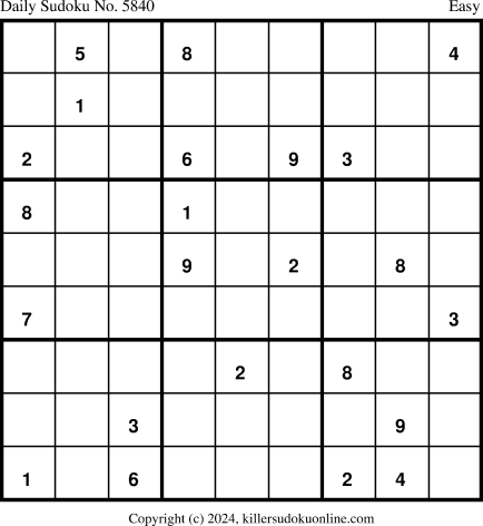 Killer Sudoku for 2/28/2024