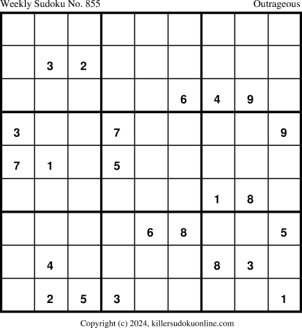 Killer Sudoku for 7/22/2024
