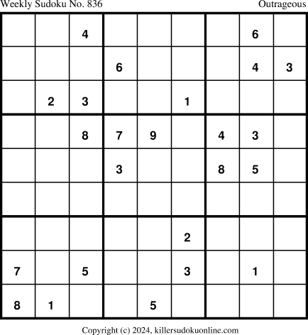Killer Sudoku for 3/11/2024