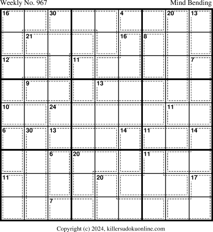 Killer Sudoku for the week starting 7/15/2024