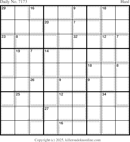 Killer Sudoku for 8/8/2025