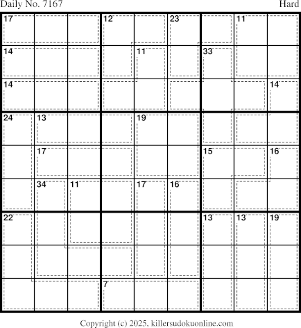 Killer Sudoku for 8/2/2025
