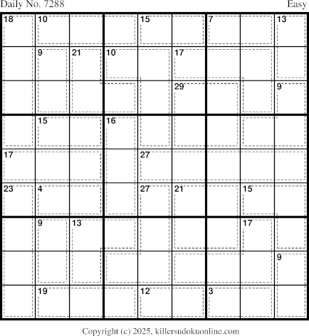 Killer Sudoku for 12/1/2025