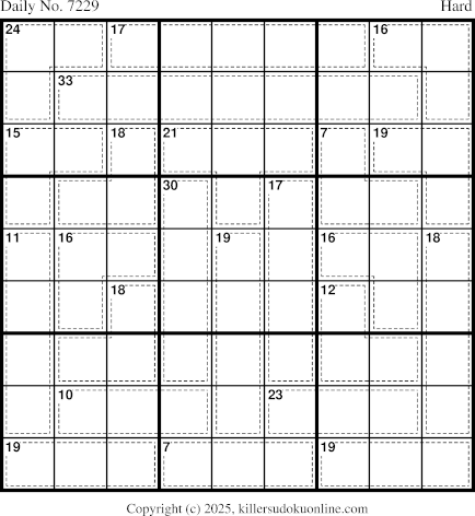 Killer Sudoku for 10/3/2025